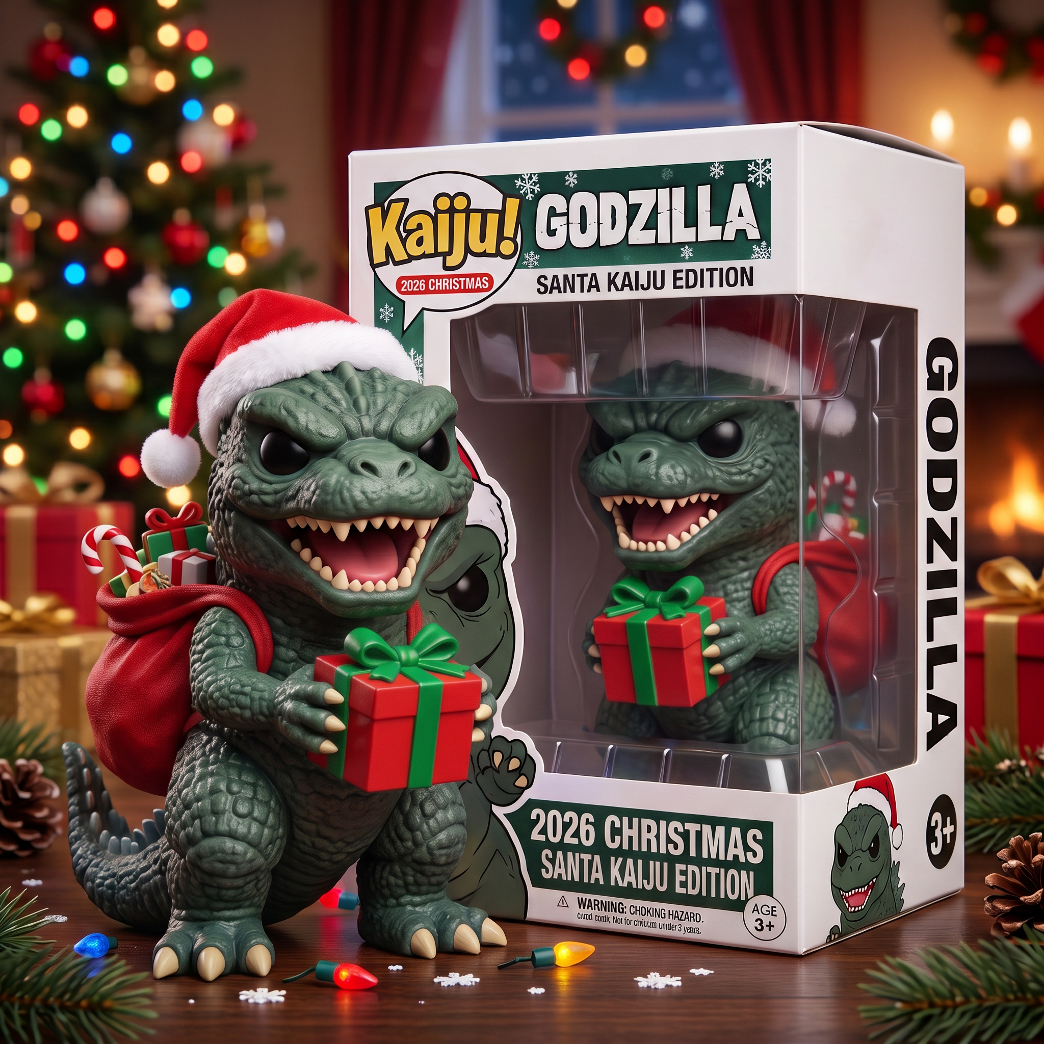 GODZILLA Christmas 2026 Holiday Collectible Figure