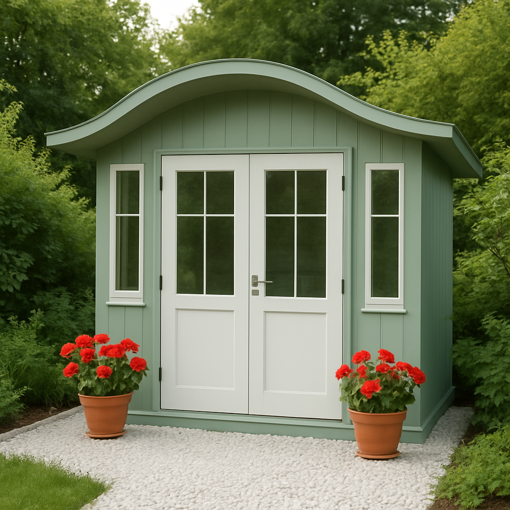 Caseta de jardin de resina-Meubizo