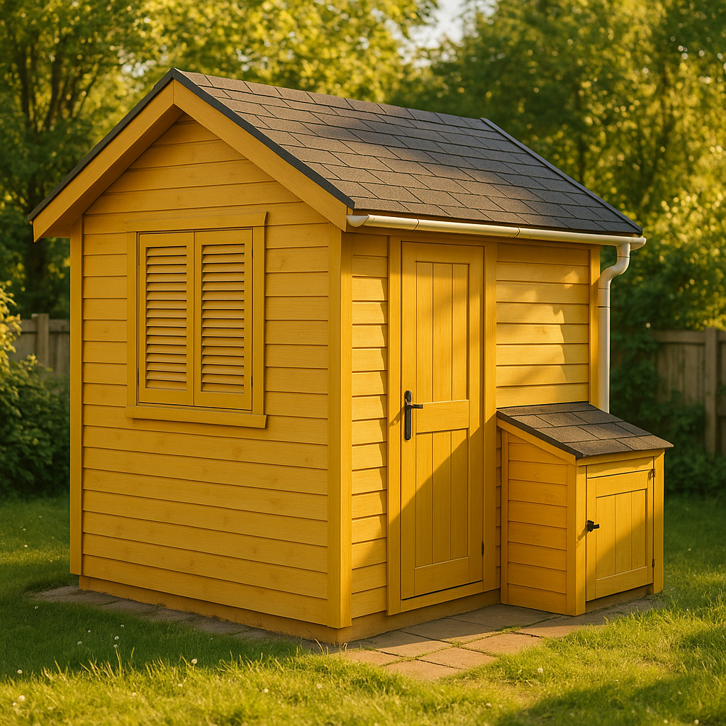 Caseta de jardin de resina-Meubizo