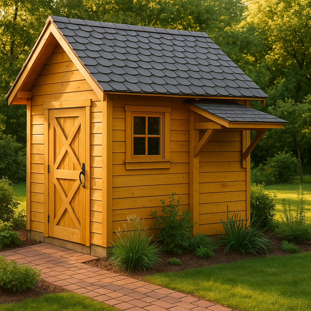 Caseta de jardin de resina-Meubizo