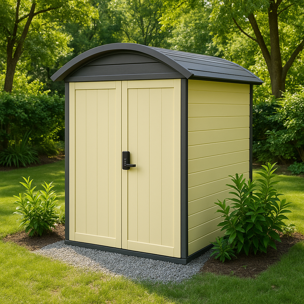 Caseta de jardin de resina-Meubizo