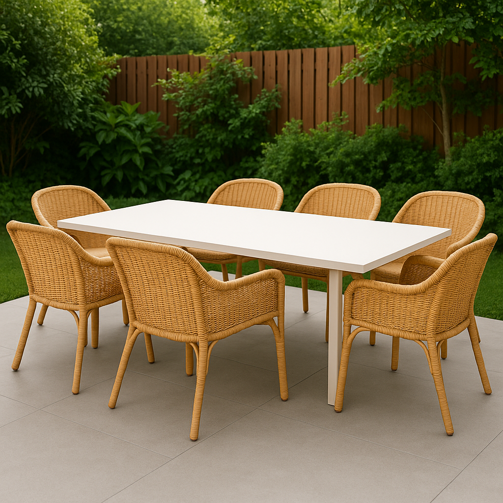 Conjuntos de mesa y sillas para jardin-Meubizo