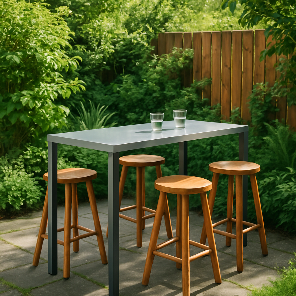 Conjuntos de mesa y sillas para jardin-Meubizo