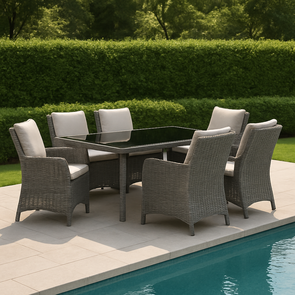 Conjuntos de mesa y sillas para jardin-Meubizo