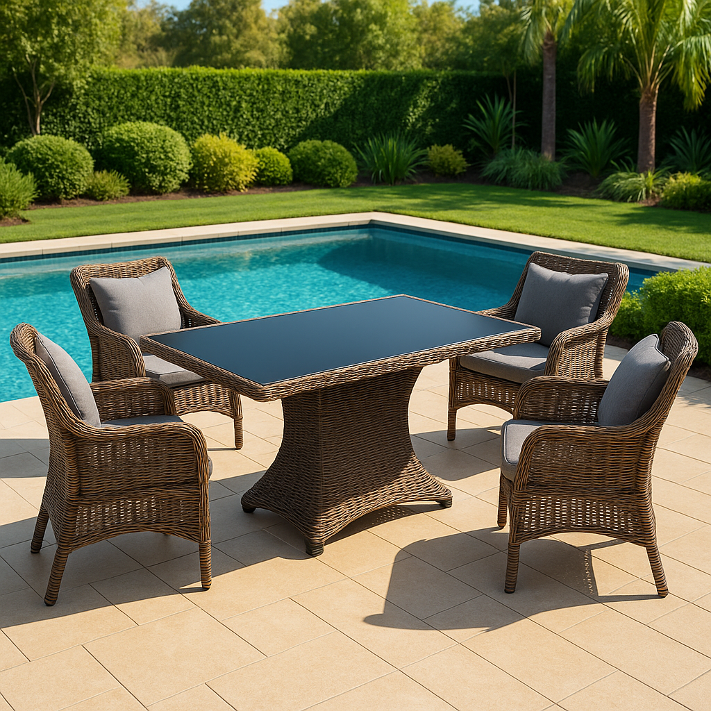 Conjuntos de mesa y sillas para jardin-Meubizo