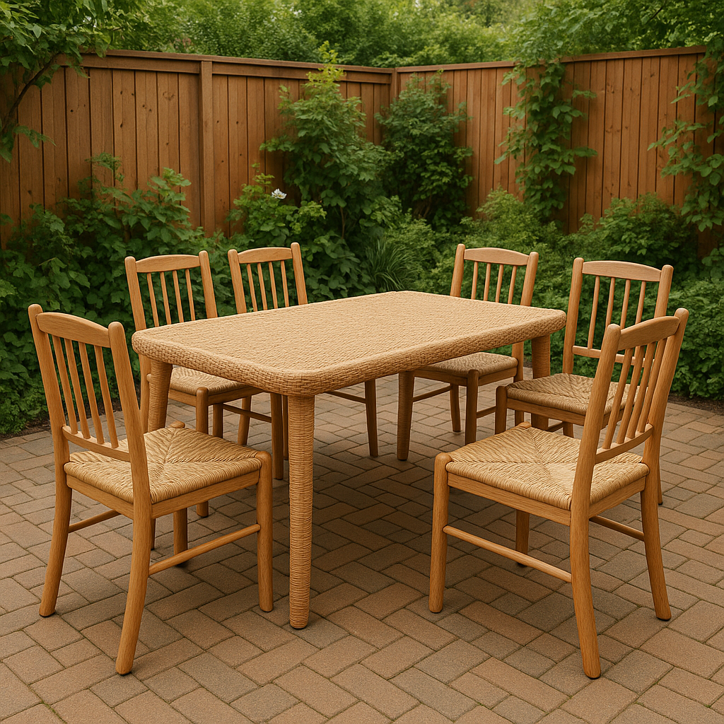 Conjuntos de mesa y sillas para jardin-Meubizo