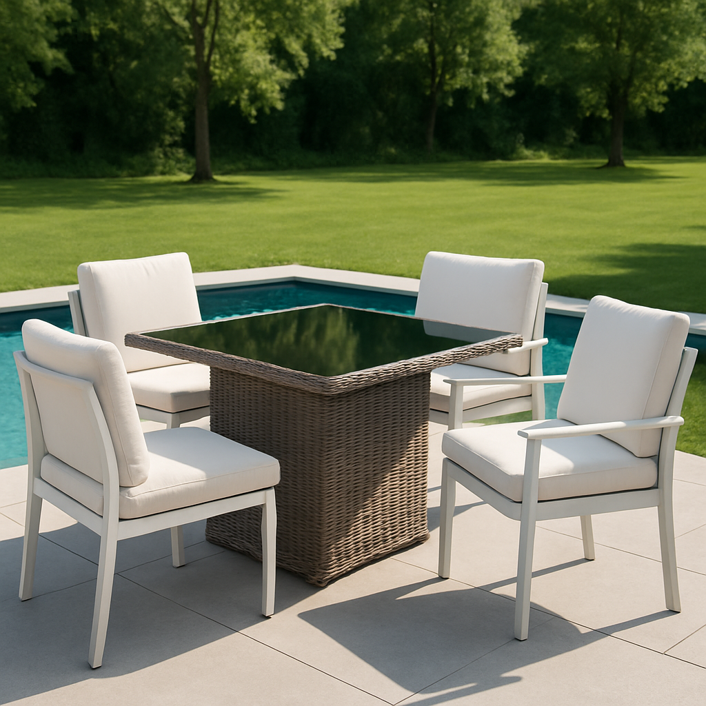 Conjuntos de mesa y sillas para jardin-Meubizo