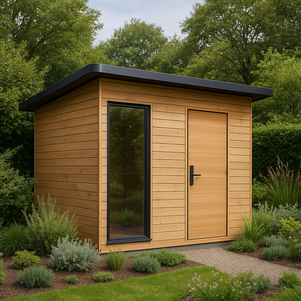 Caseta de jardin de madera-Meubizo