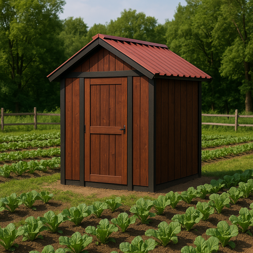 Caseta de jardin de madera-Meubizo