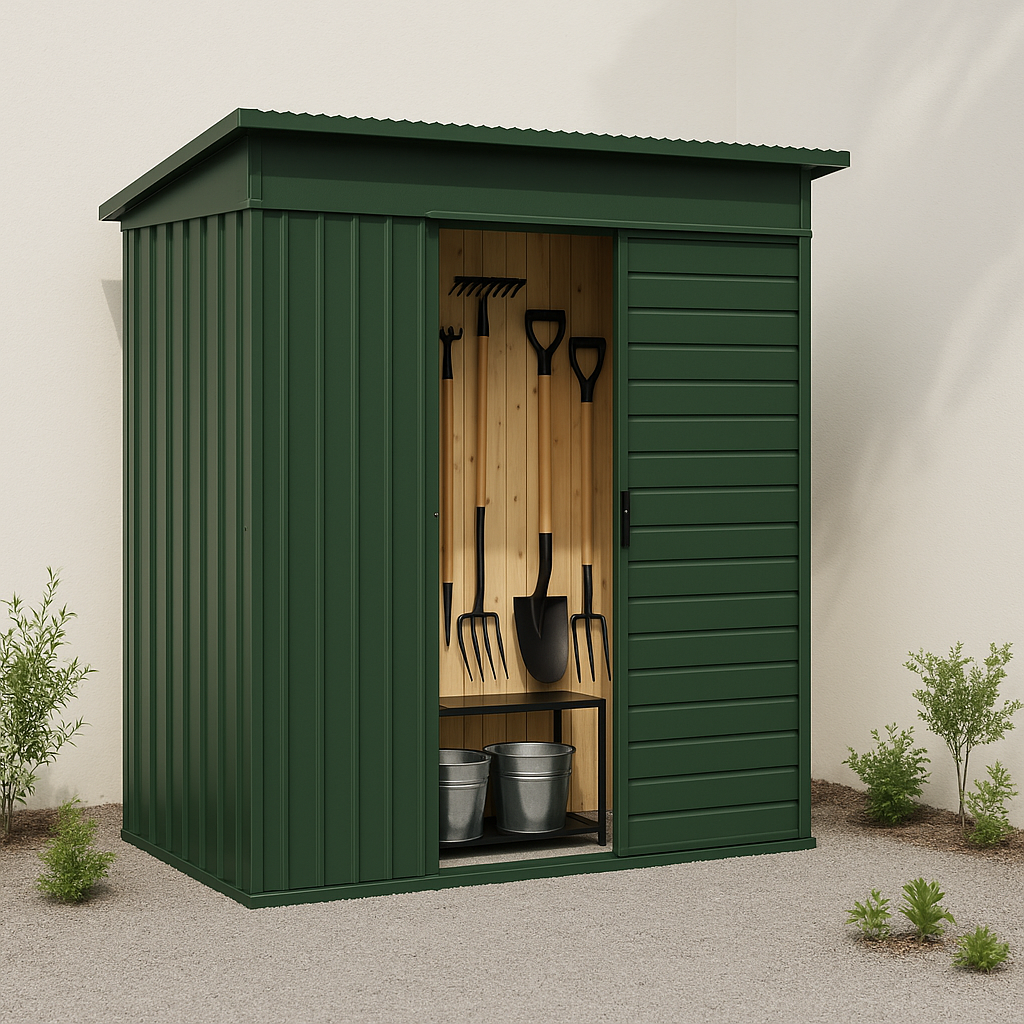 Caseta de jardin de madera-Meubizo