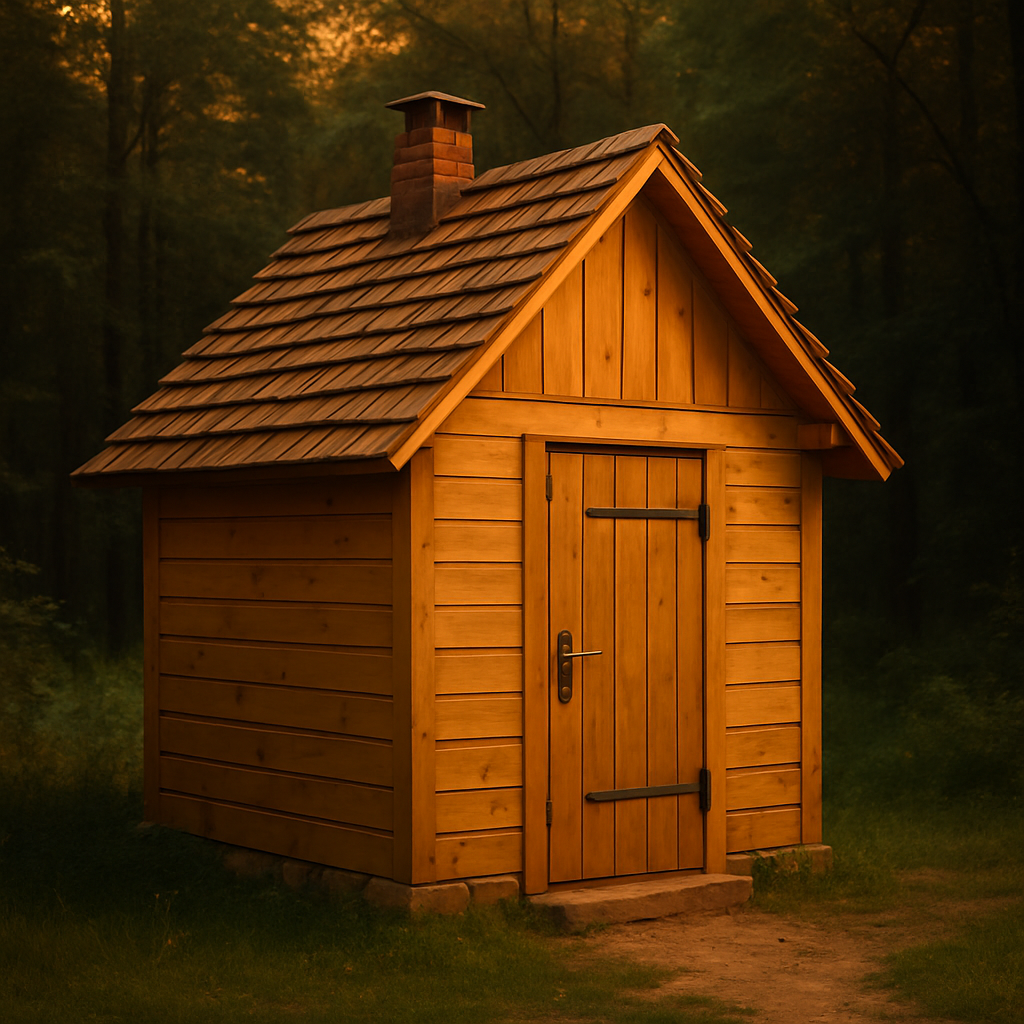 Caseta de jardin de madera-Meubizo