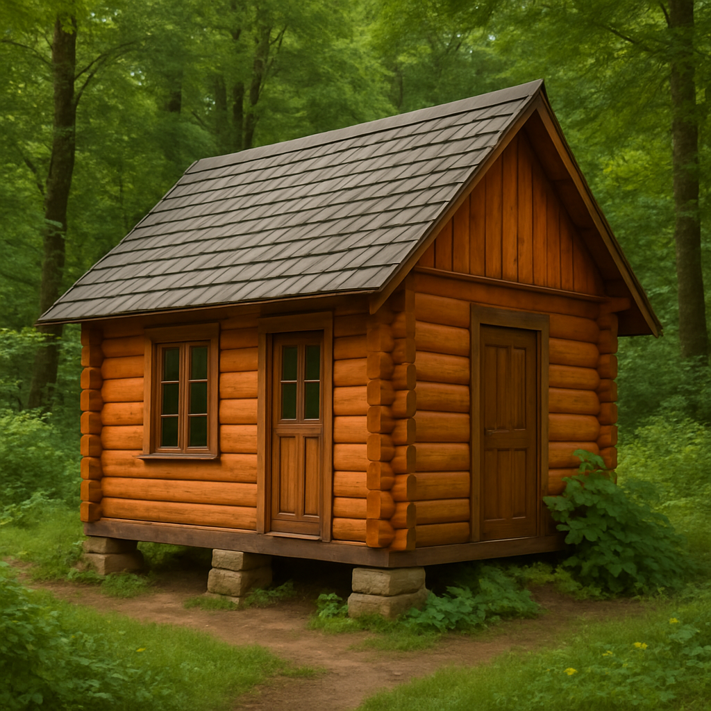 Caseta de jardin de madera-Meubizo