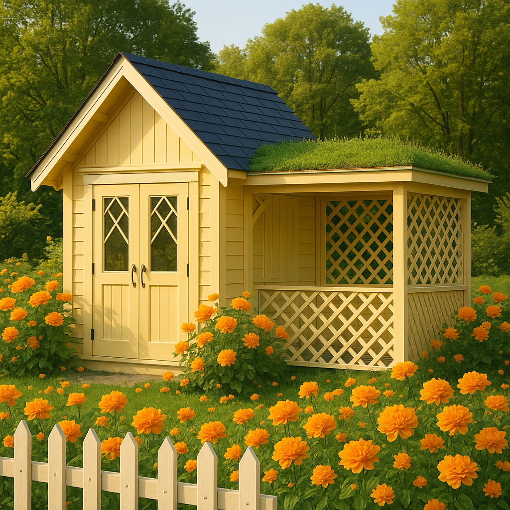 Caseta de jardin de resina-Meubizo