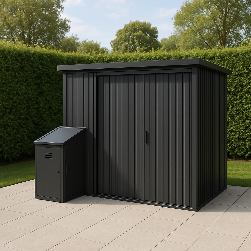 Caseta de jardin de resina-Meubizo