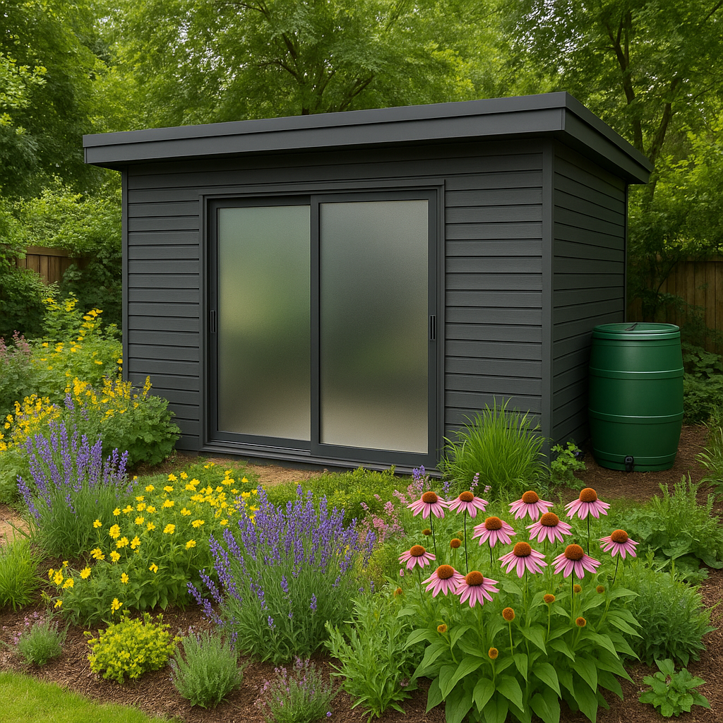 Caseta de jardin de resina-Meubizo