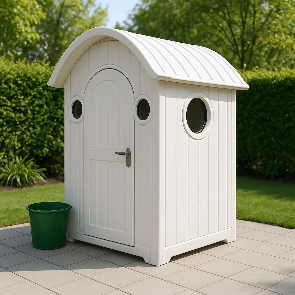 Caseta de jardin de resina-Meubizo