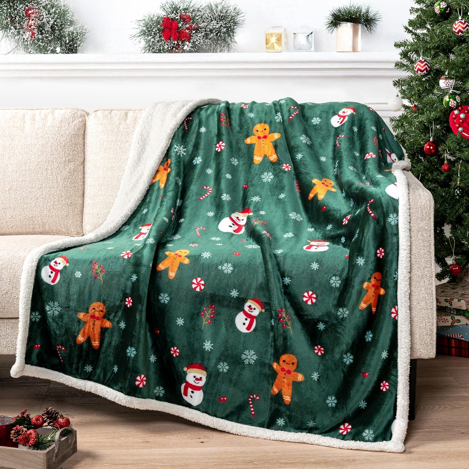 Christmas Themed Cozy Blanket For Men And Women