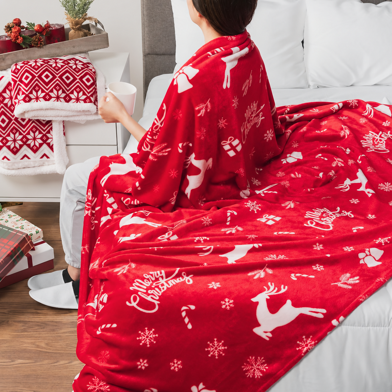 Christmas Printed Blanket For Men And Women