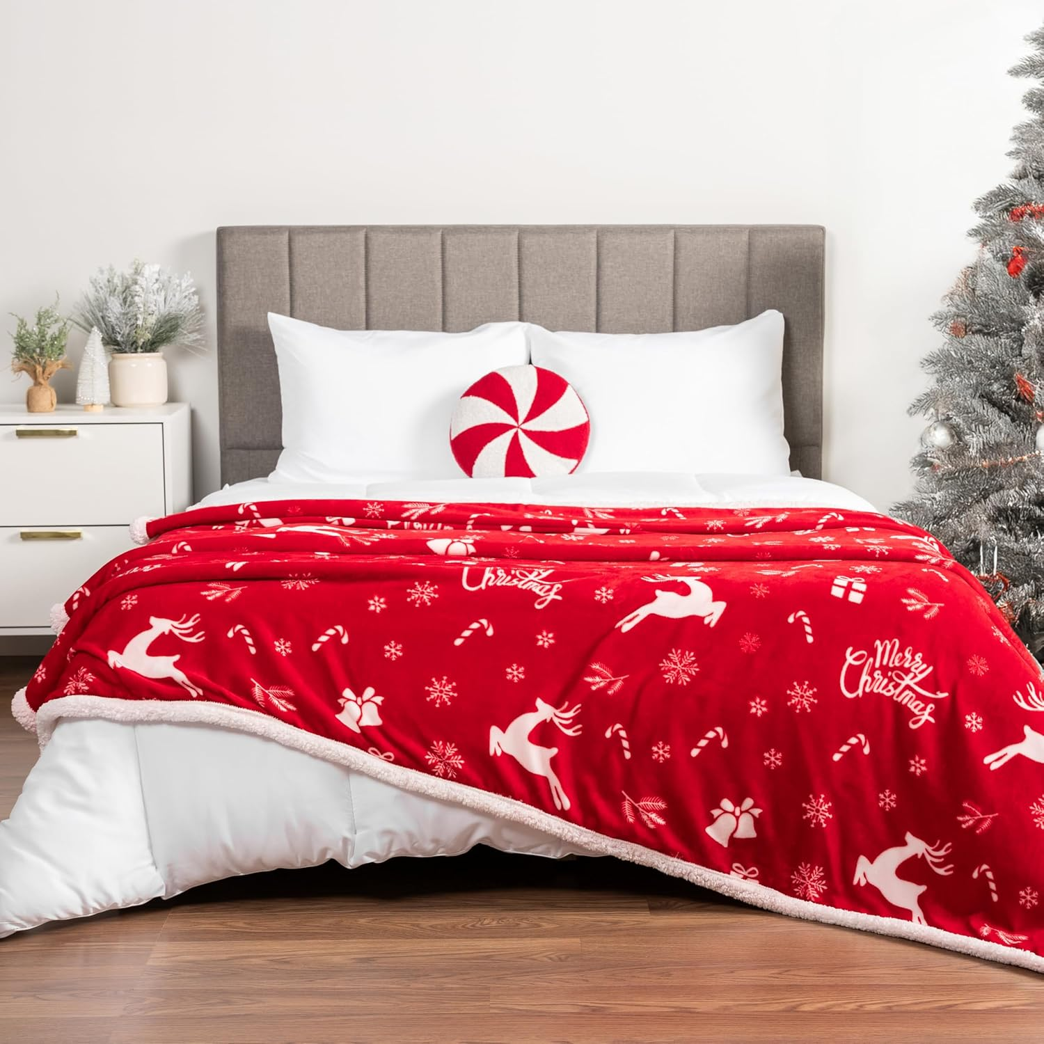 Christmas Themed Cozy Blanket For Men And Women