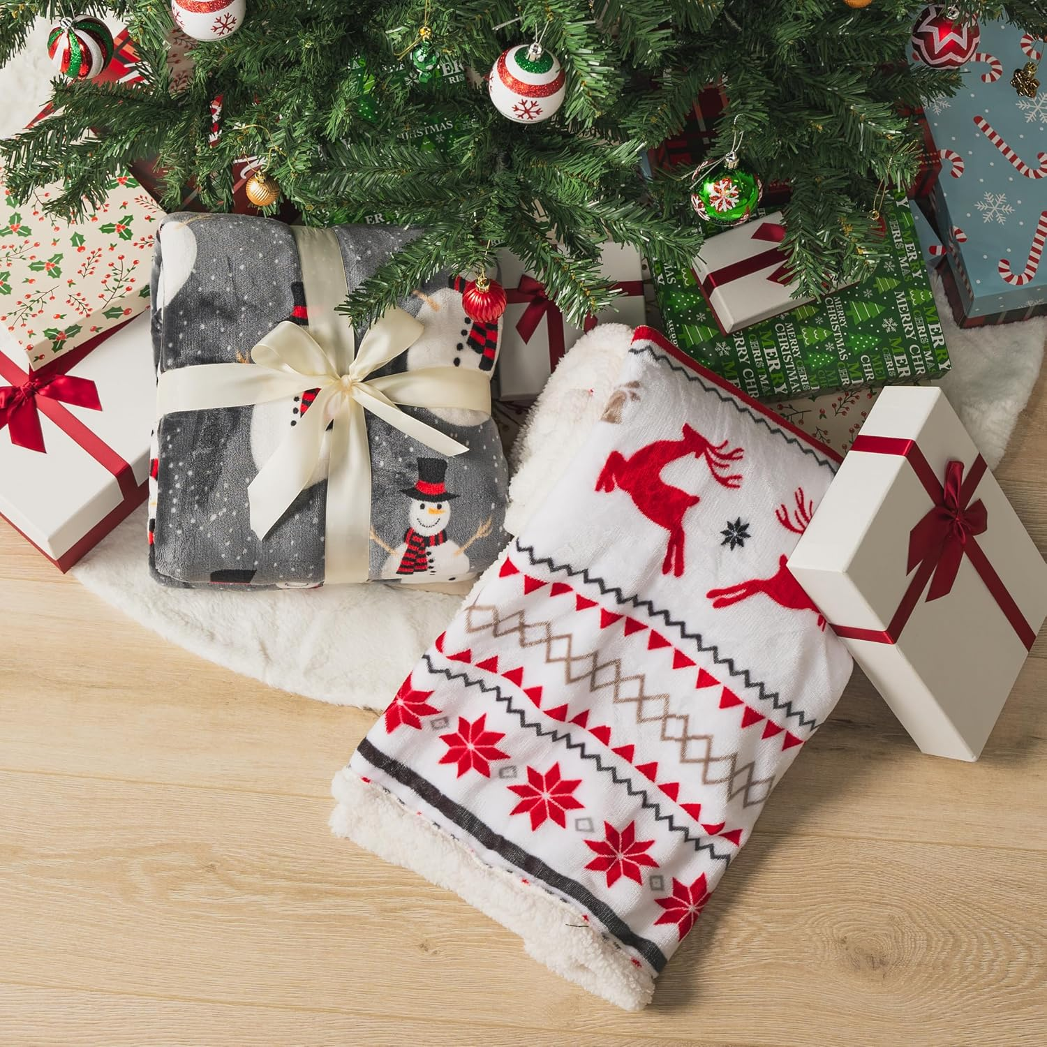 Christmas Themed Cozy Blanket For Men And Women