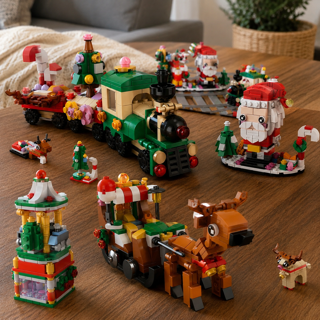 24 Days Christmas Countdown Building Blocks