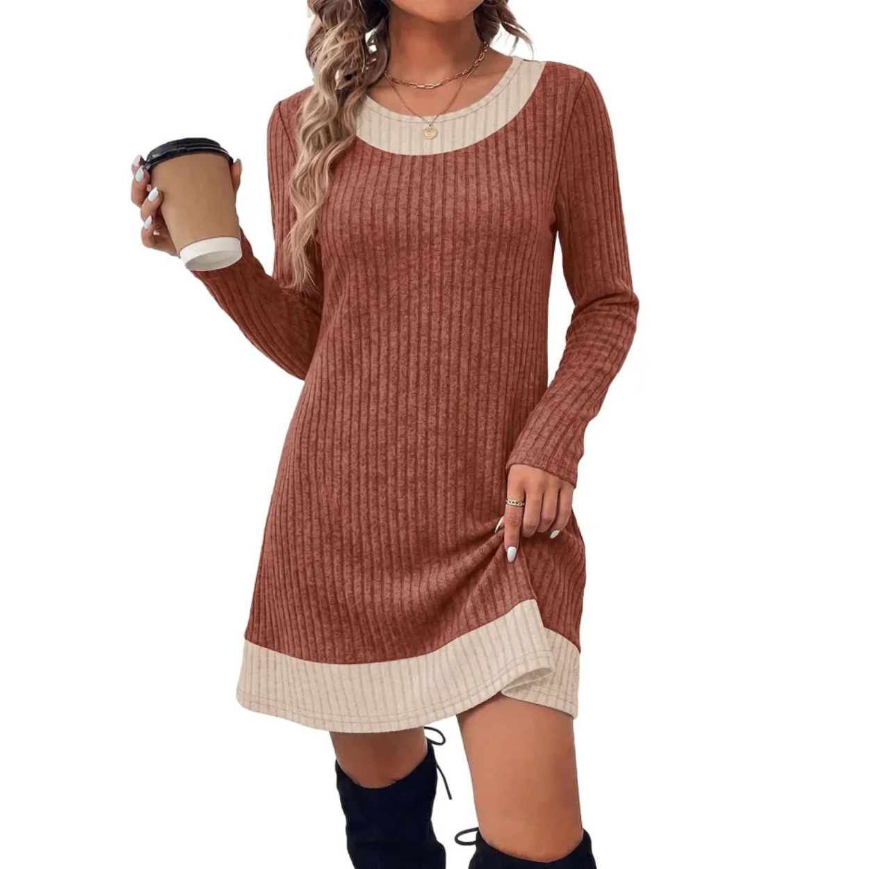 Casual Long Sleeve Christmas Sweater For Women