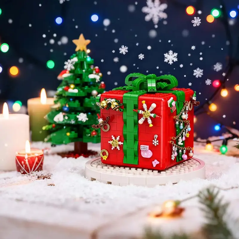 1873 Piece Christmas Building Block Kit For Kids