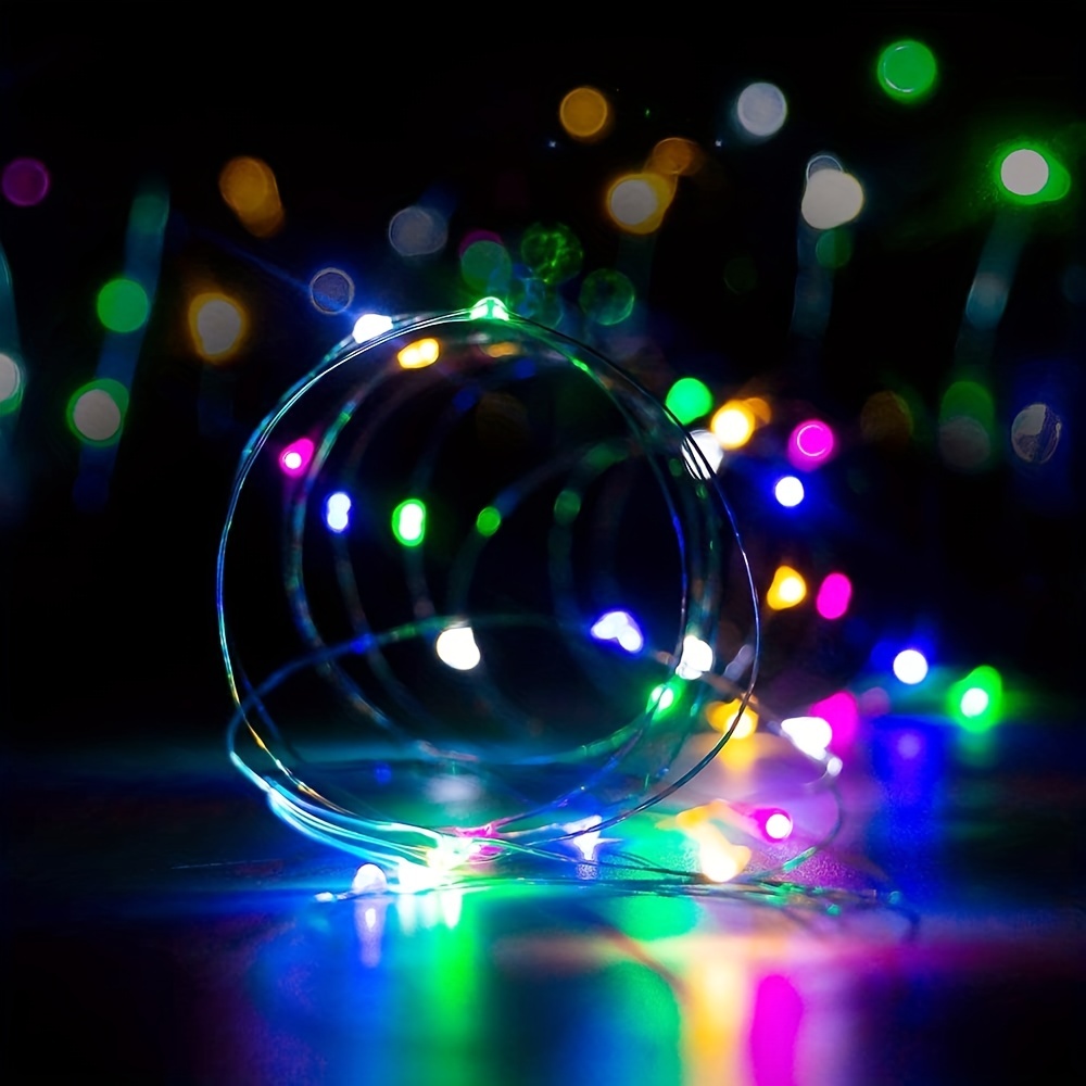 Micro LED Fairy String Lights with Flexible Wire for Indoor and Holiday Decoration