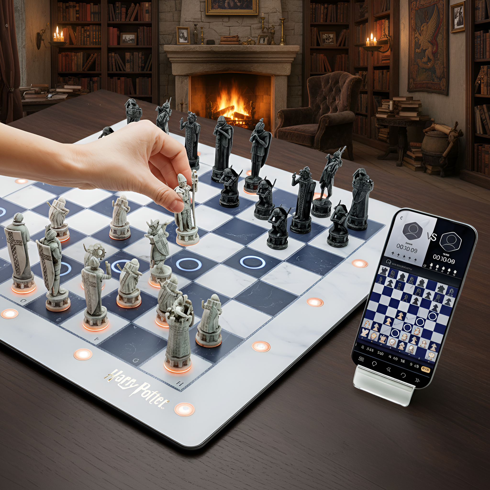 Harry Potter Themed Electronic Chess Board Game Set 