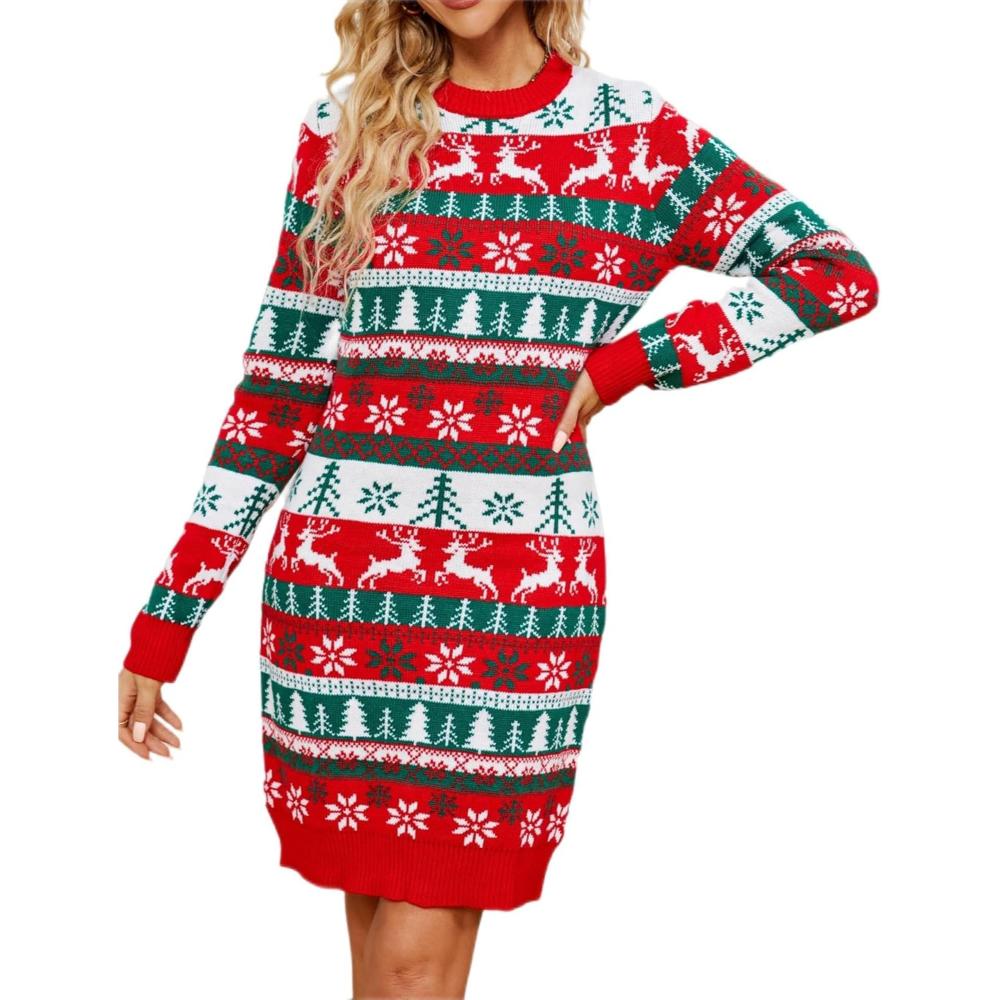 Button Down Christmas Cardigan For The Holidays-Cozy Knit Sets