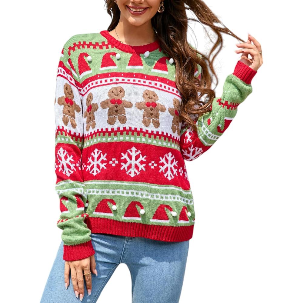 Button Down Christmas Cardigan For The Holidays-Cozy Knit Sets