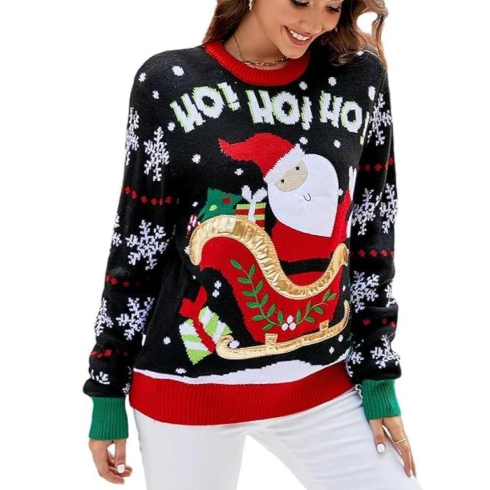 Button Down Christmas Cardigan For The Holidays-Cozy Knit Sets