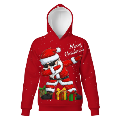 Merry Christmas Graphic Printed Hoodie