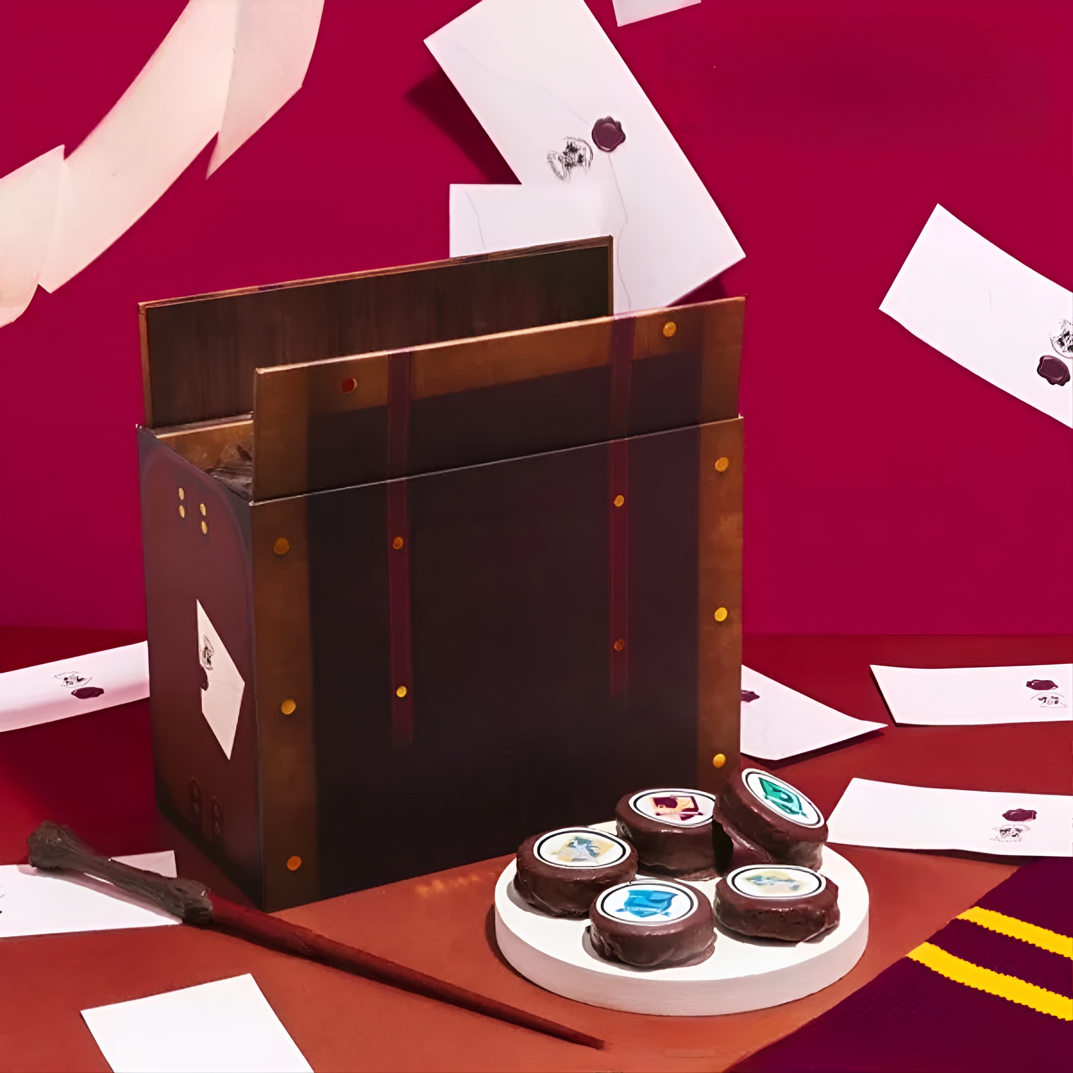 Magical Acceptance Letter Surprise Box With House Treats