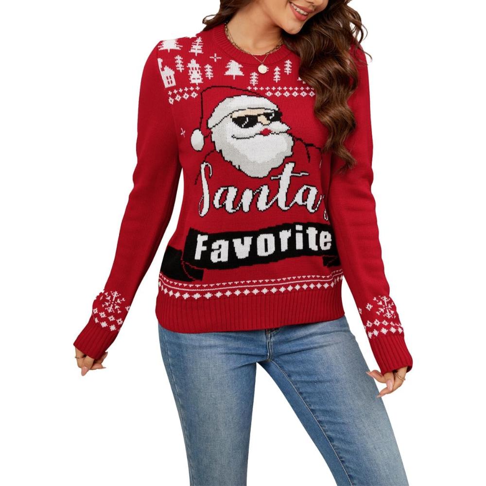 Button Down Christmas Cardigan For The Holidays-Cozy Knit Sets