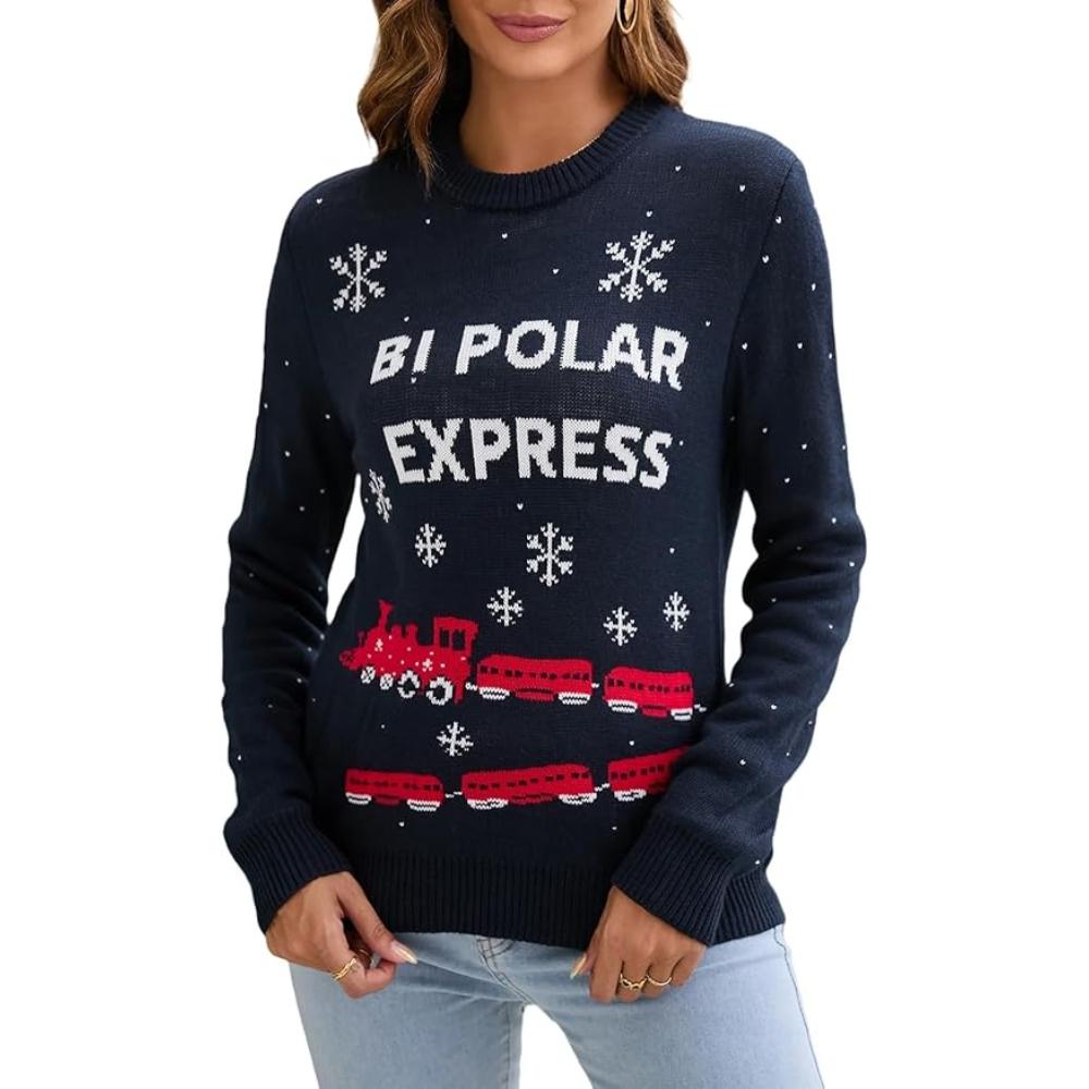 Joyful Knitted Sweater For Holiday Celebrations-Cozy Knit Sets