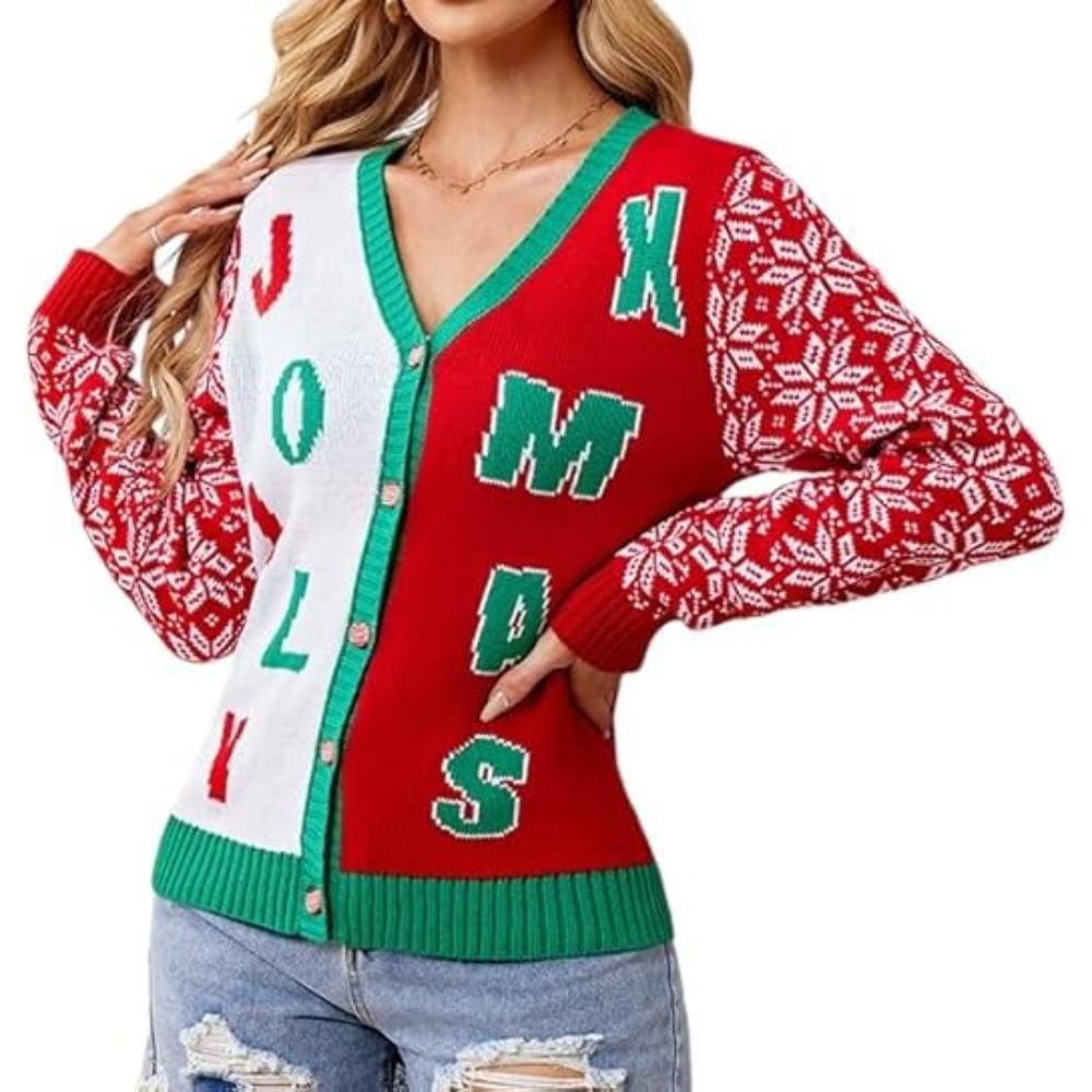 Charming Knitted Sweater For Festive Holiday Parties-Cozy Knit Sets
