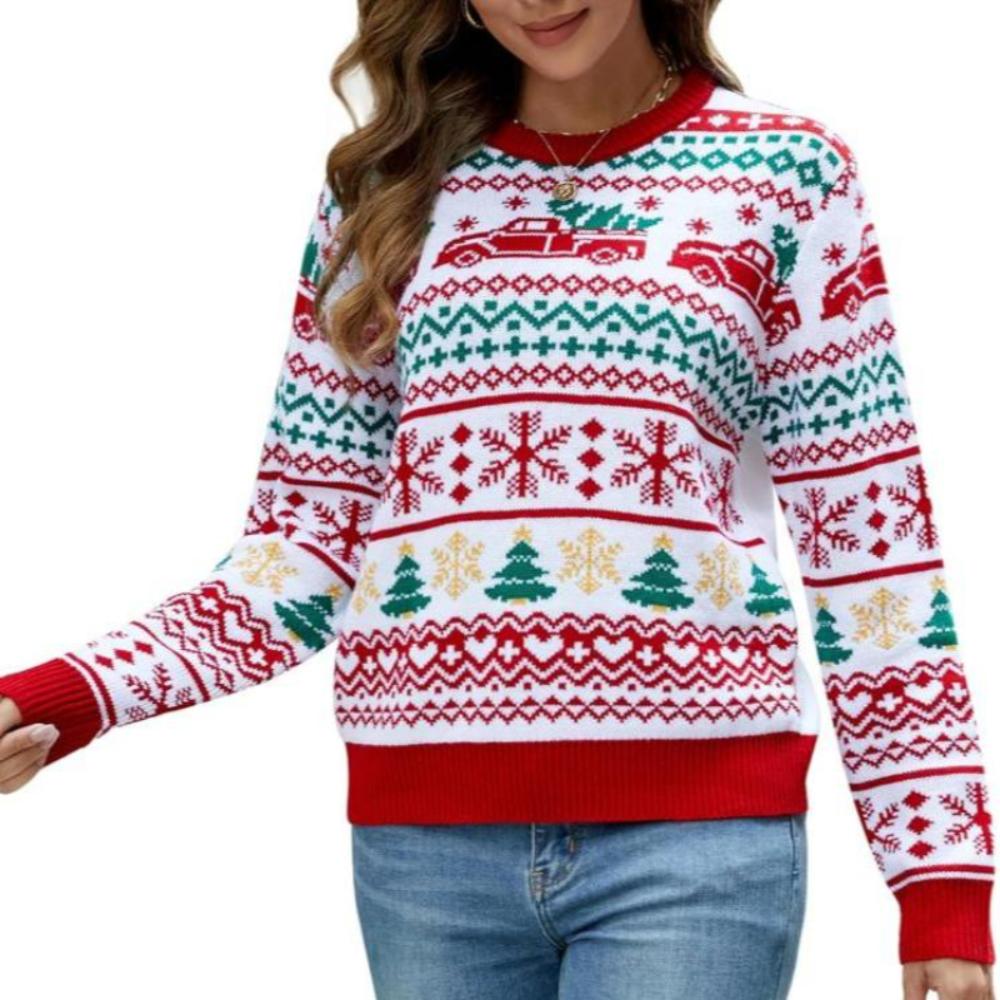 Button Down Christmas Cardigan For The Holidays-Cozy Knit Sets