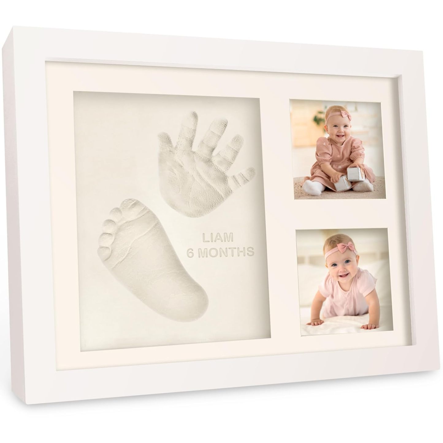DIY Baby Footprint Kit With Personalized Photo Frame