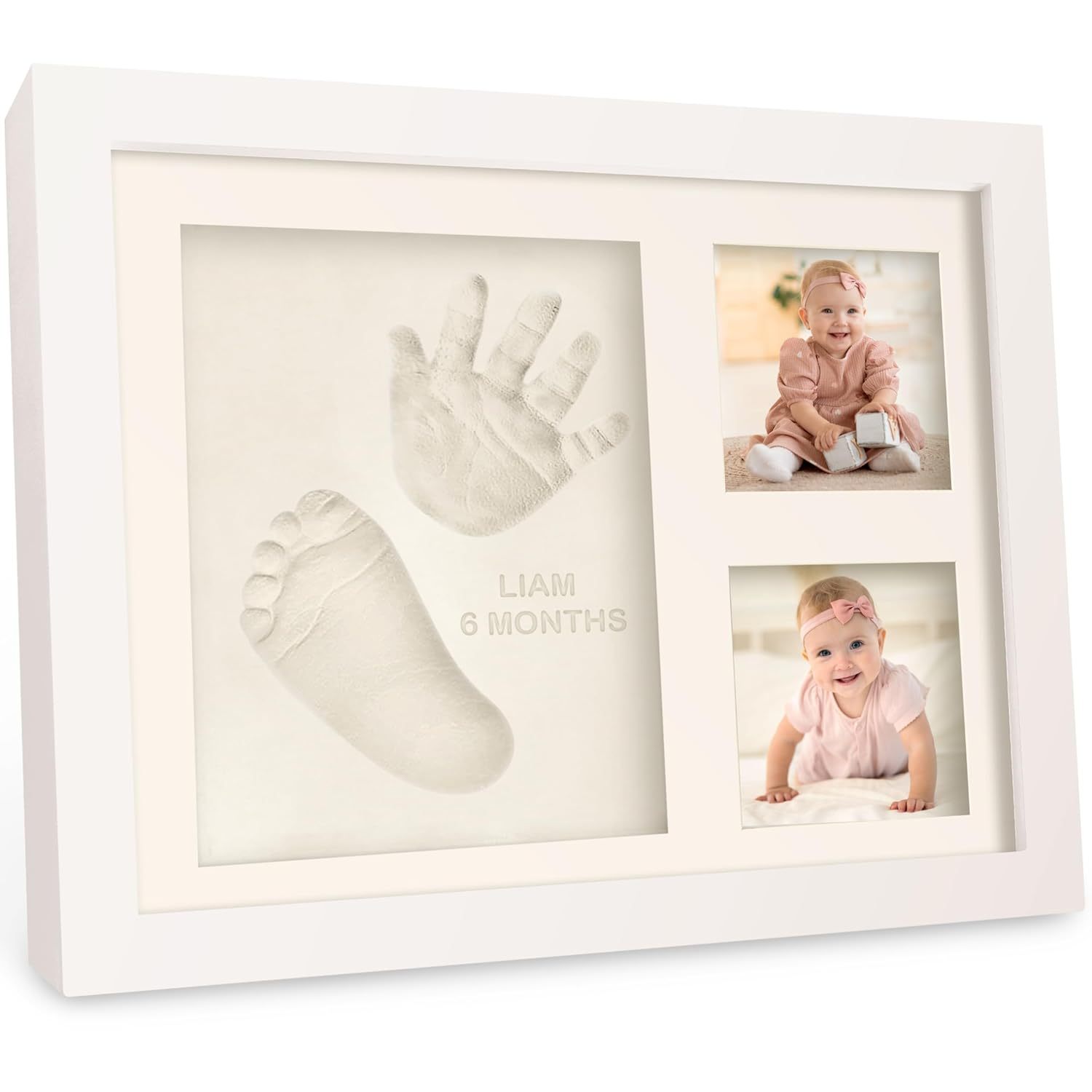 DIY Baby Footprint Kit With Personalized Photo Frame