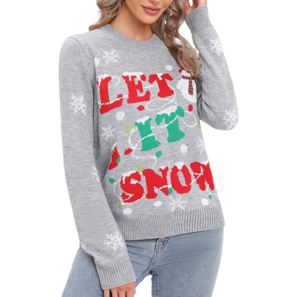 Charming Knitted Sweater For Festive Holiday Parties-Cozy Knit Sets
