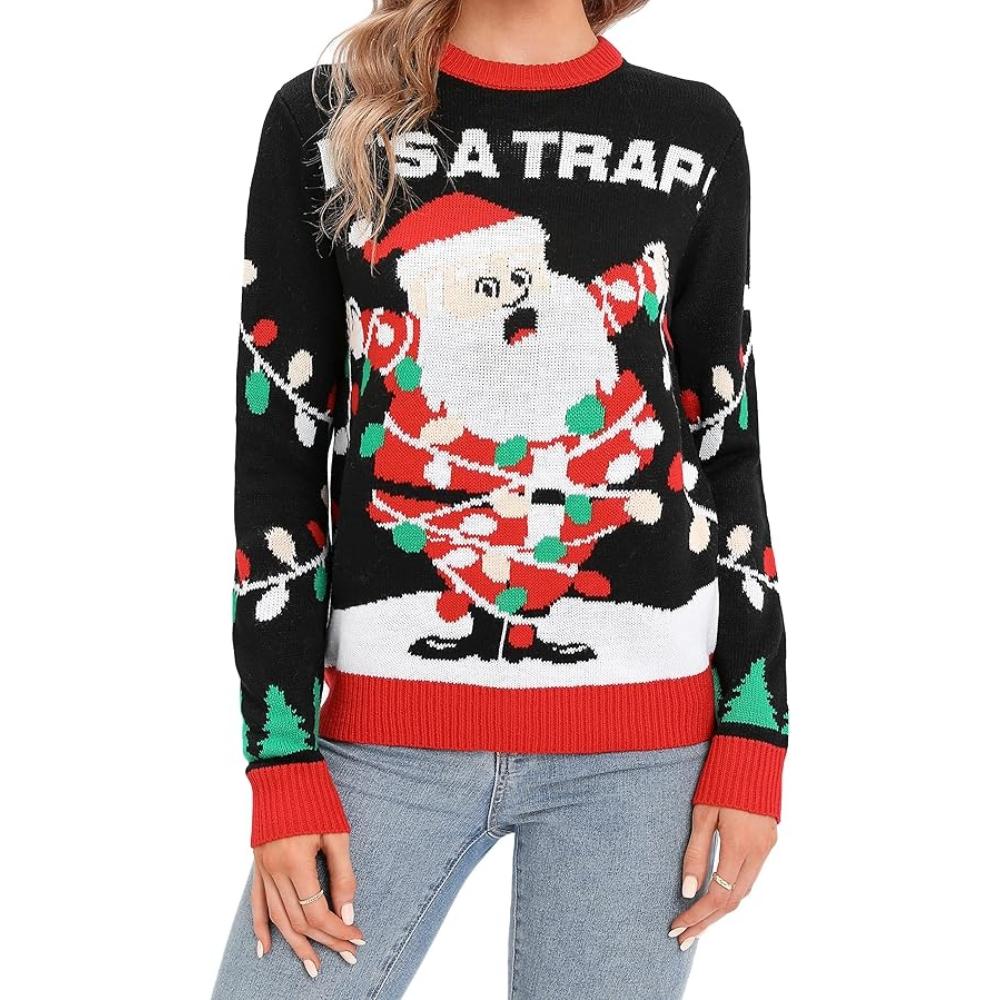 Charming Knitted Sweater For Festive Holiday Parties-Cozy Knit Sets