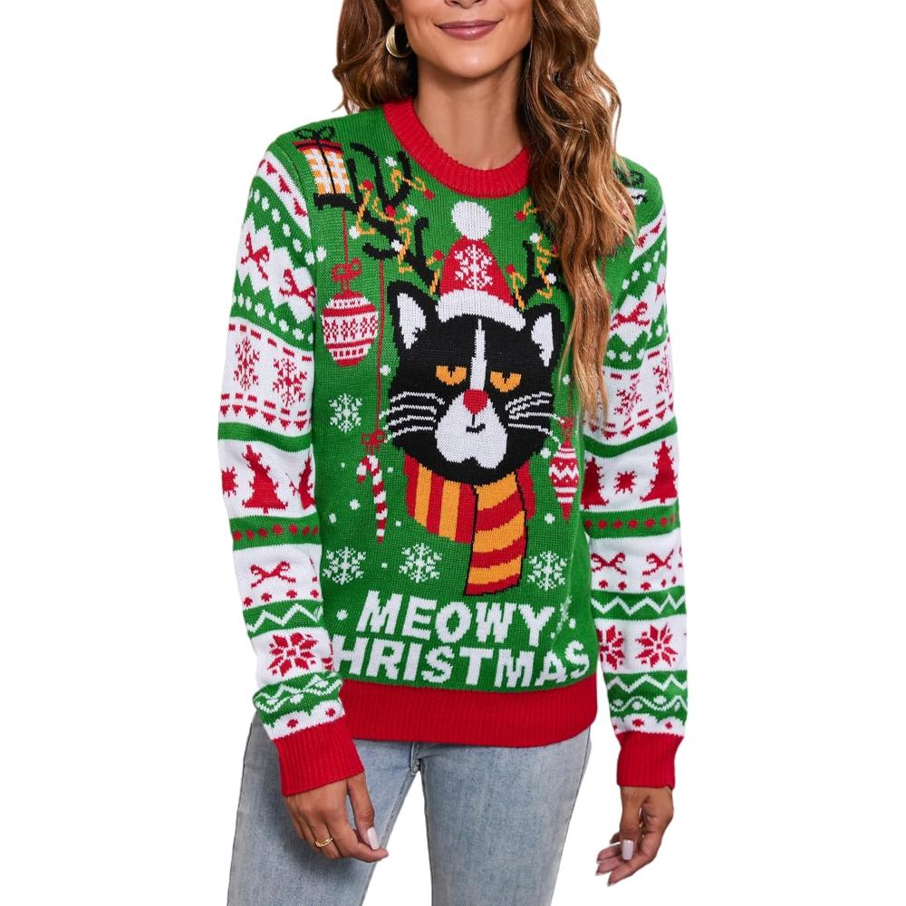 Button Down Christmas Cardigan For The Holidays-Cozy Knit Sets