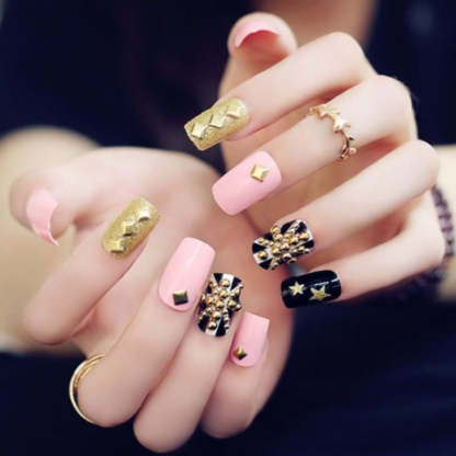Acrylic Studded Nails - FREE SHIP DEALS
