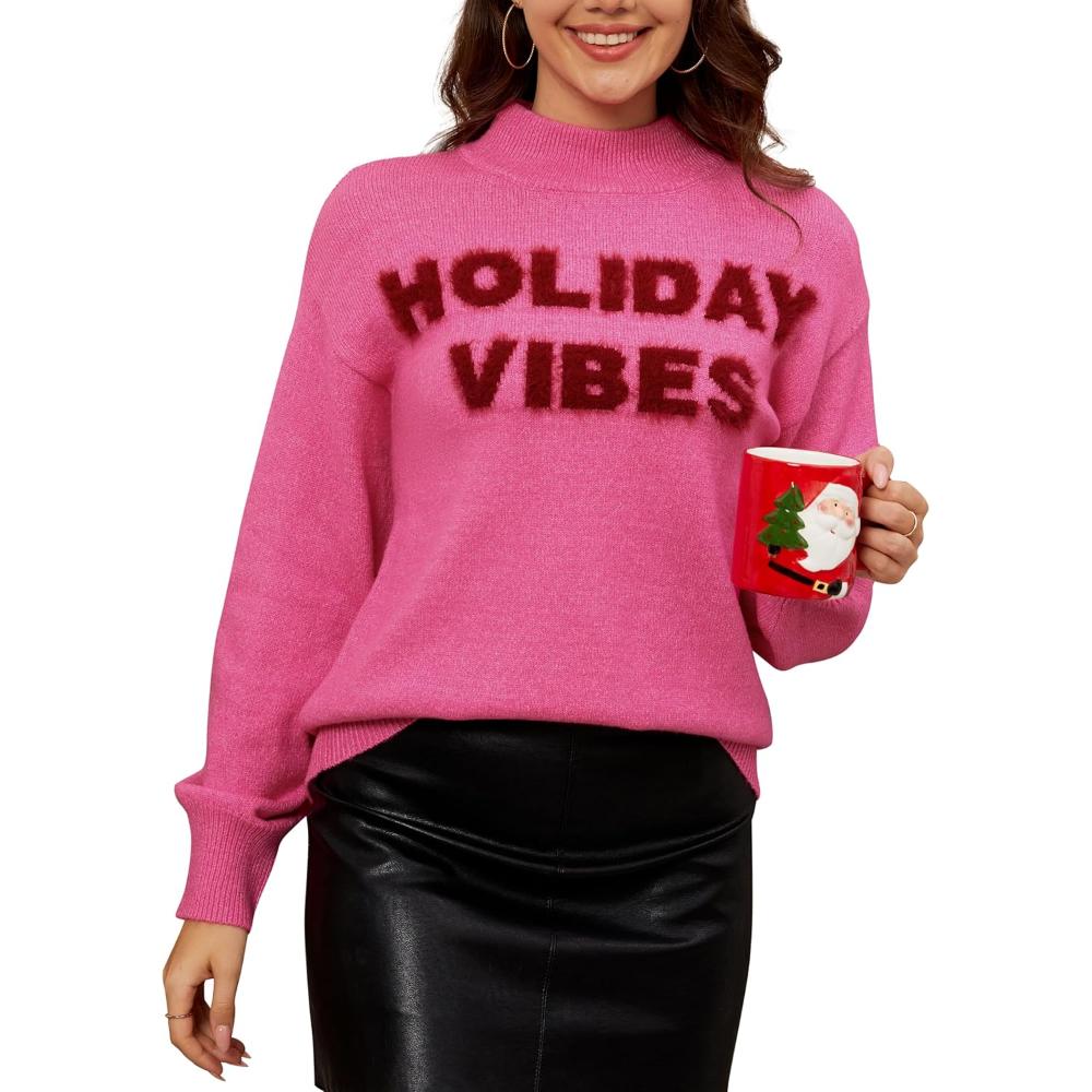 Button Down Christmas Cardigan For The Holidays-Cozy Knit Sets