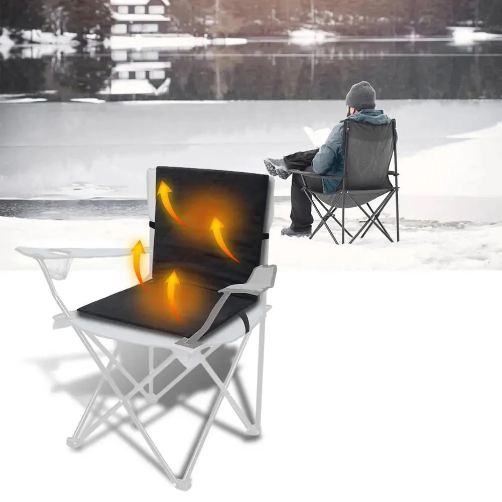 Foldable Heated Seat Cushion With Adjustable Temperature Controller