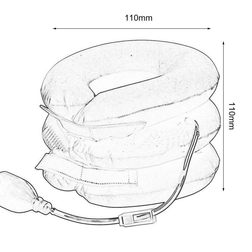 Three Layers Cervical Traction Inflatable Pillow