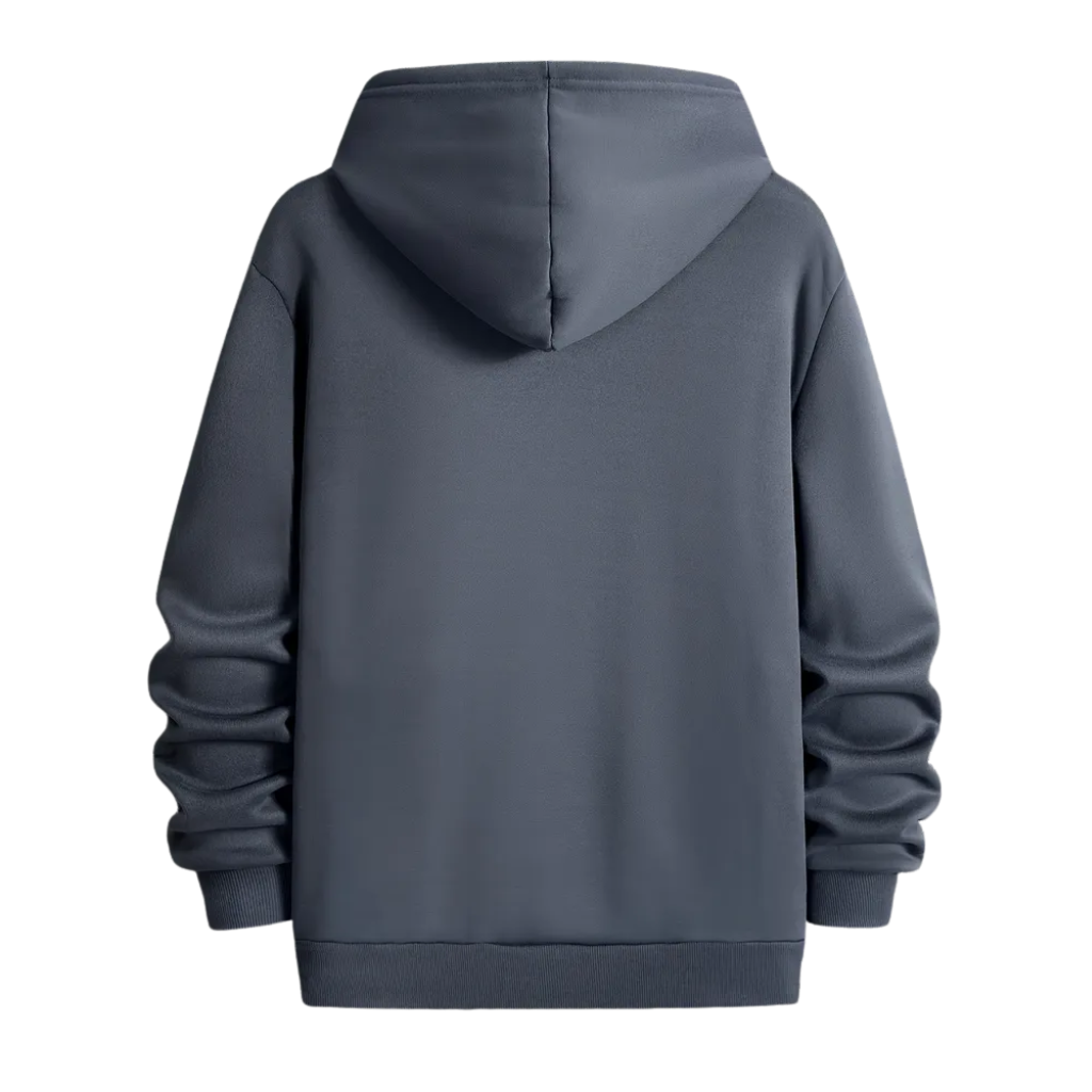 Men Geometric Print Hooded Sweatshirt
