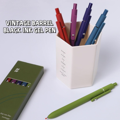Retractable With Soft Matte Finish Gel Ink Pens