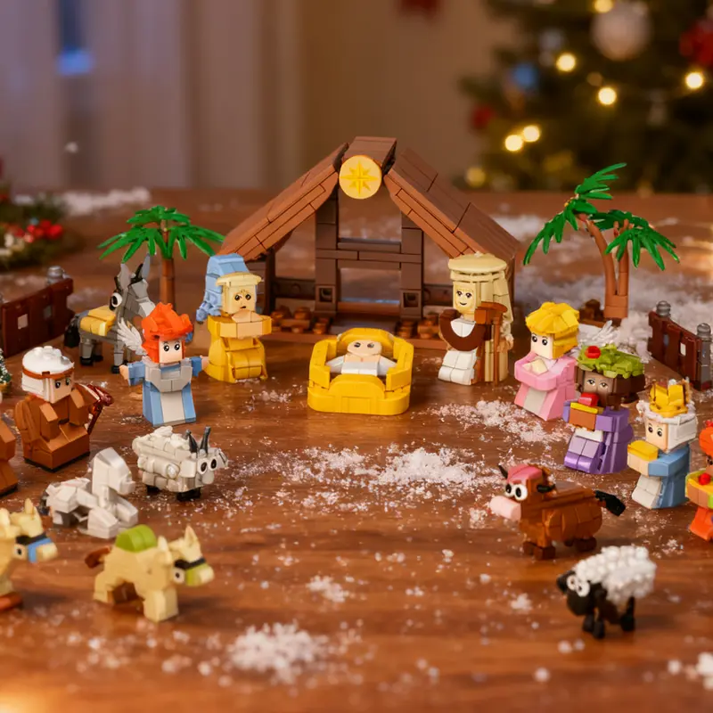 2026 Christmas Advent Calendar Building Blocks Set